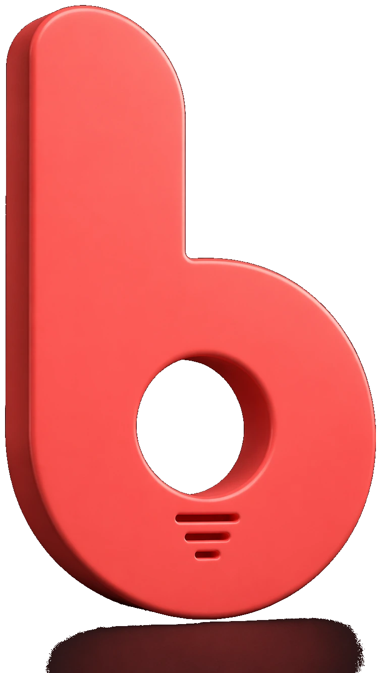 Beyond Imagination 3D B logo — South African creative agency